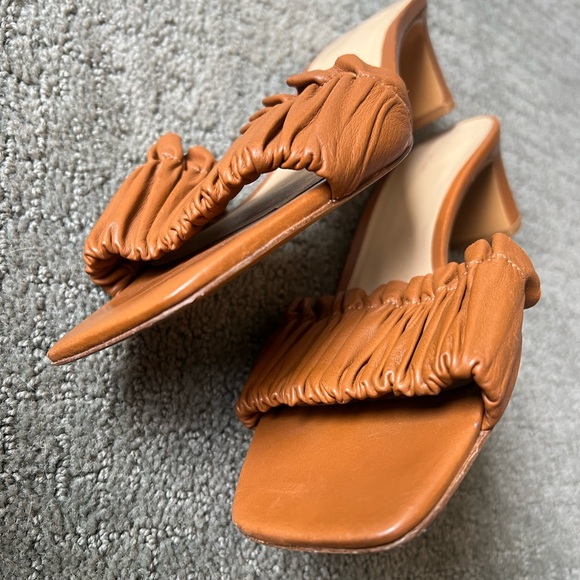 Reformation Ruched Mule Sandals - Picture 5 of 5